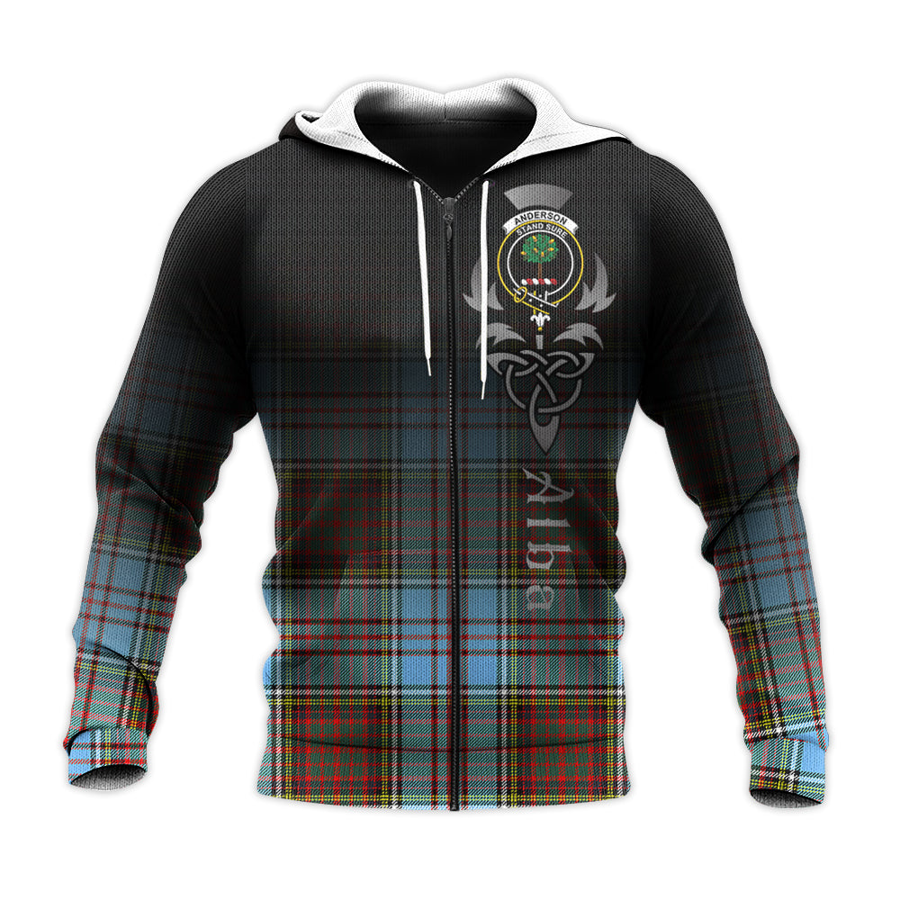 Anderson Ancient Tartan Hoodie - Alba Celtic Style