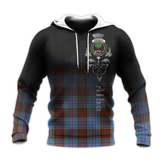 Anderson Modern Tartan Hoodie - Alba Celtic Style