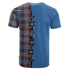 Anderson Modern Tartan T-shirt - Lion Rampant And Celtic Thistle Style