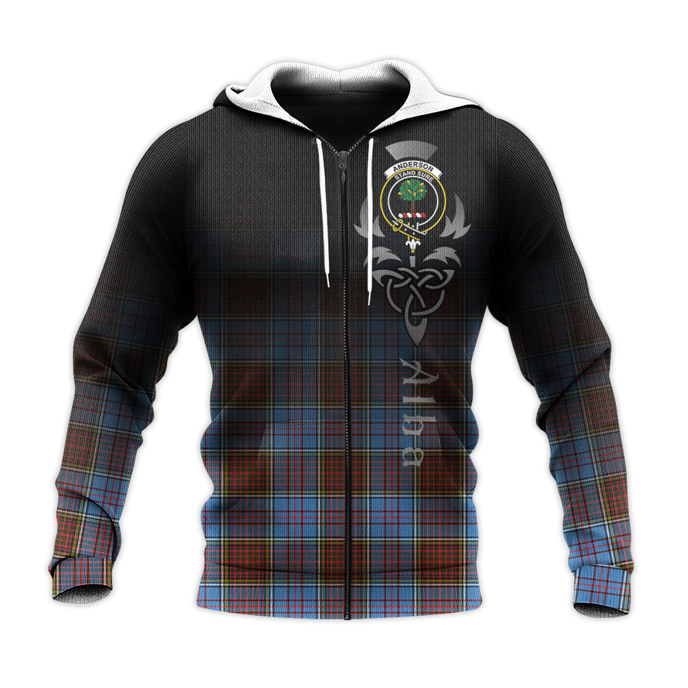 Anderson Modern Tartan Hoodie - Alba Celtic Style