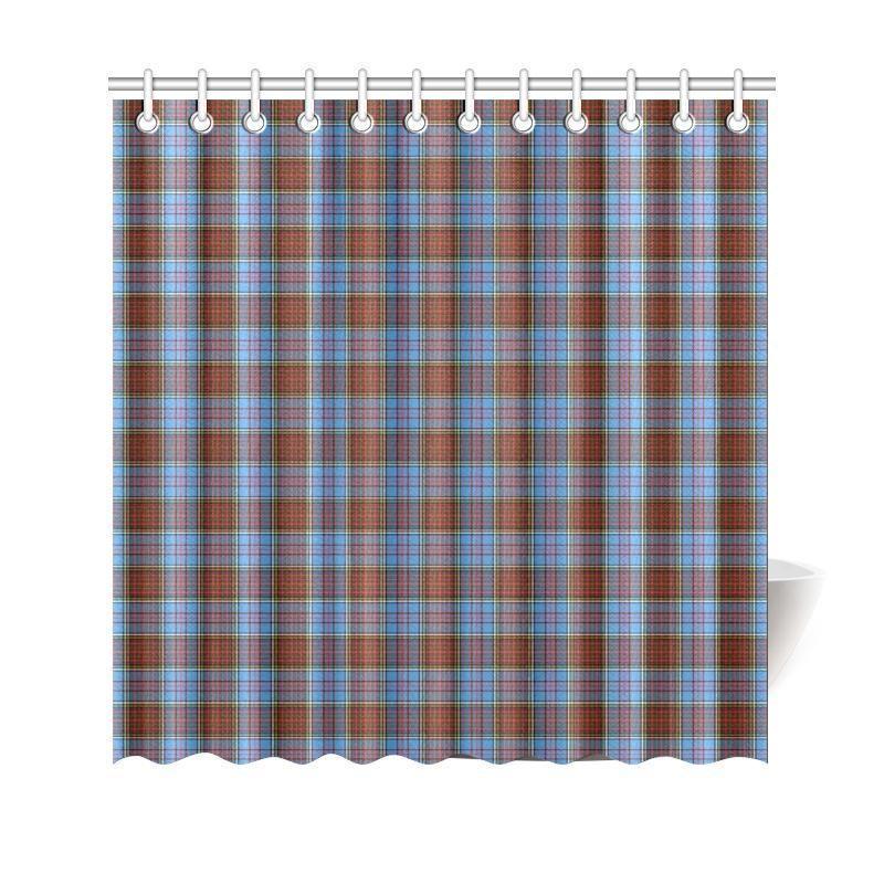 Anderson Modern Tartan Shower Curtain