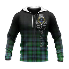 Arbuthnot Ancient Tartan Hoodie - Alba Celtic Style