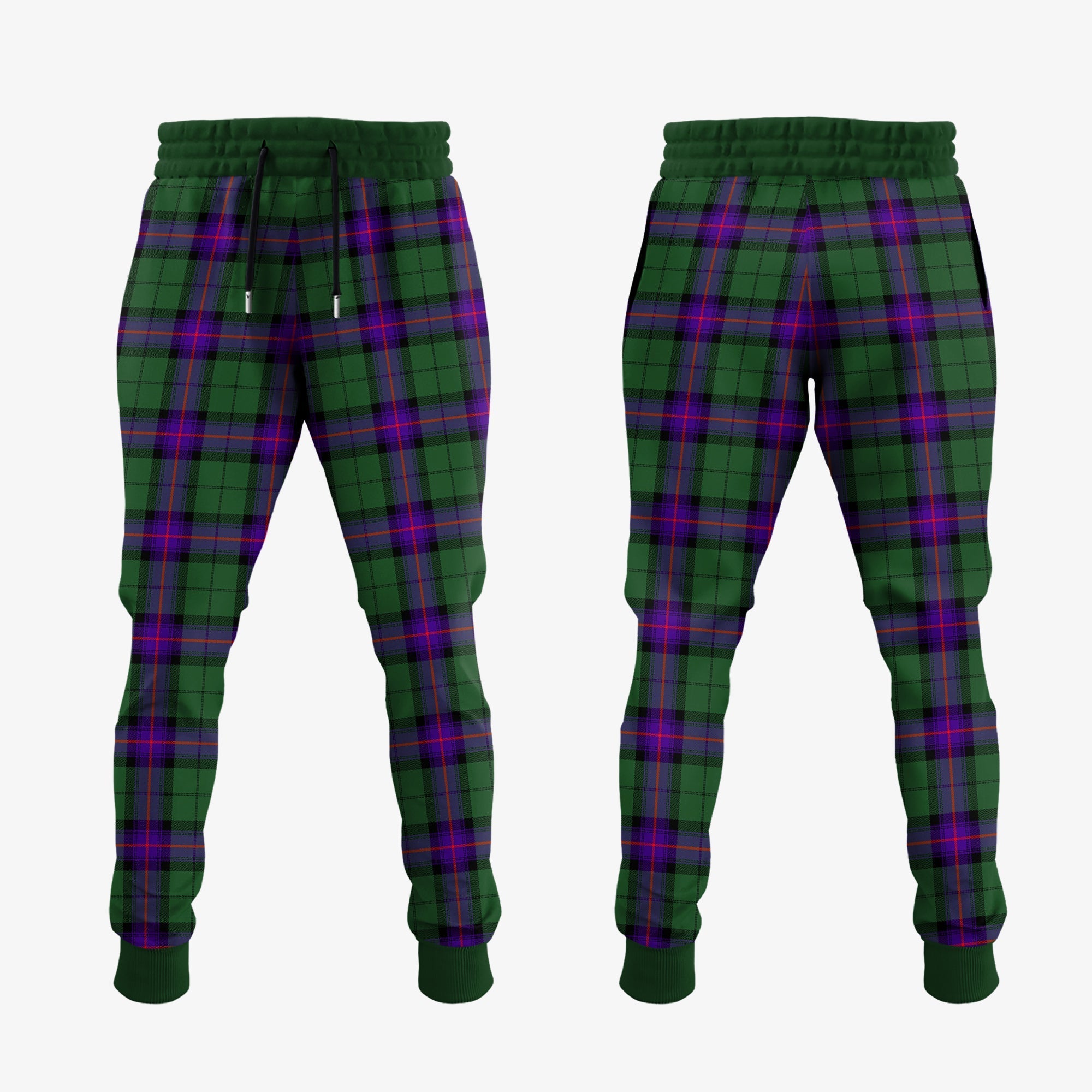 Armstrong Modern Tartan Crest Jogger Sweatpants