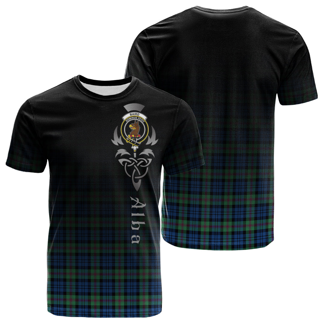 Baird Ancient Tartan Crest T-shirt - Alba Celtic Style