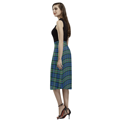 Baird Ancient Tartan Aoede Crepe Skirt