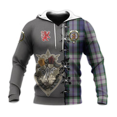 Baird Dress Tartan Hoodie - Lion Rampant And Celtic Thistle Style