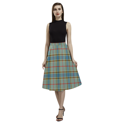 Balfour Blue Tartan Aoede Crepe Skirt