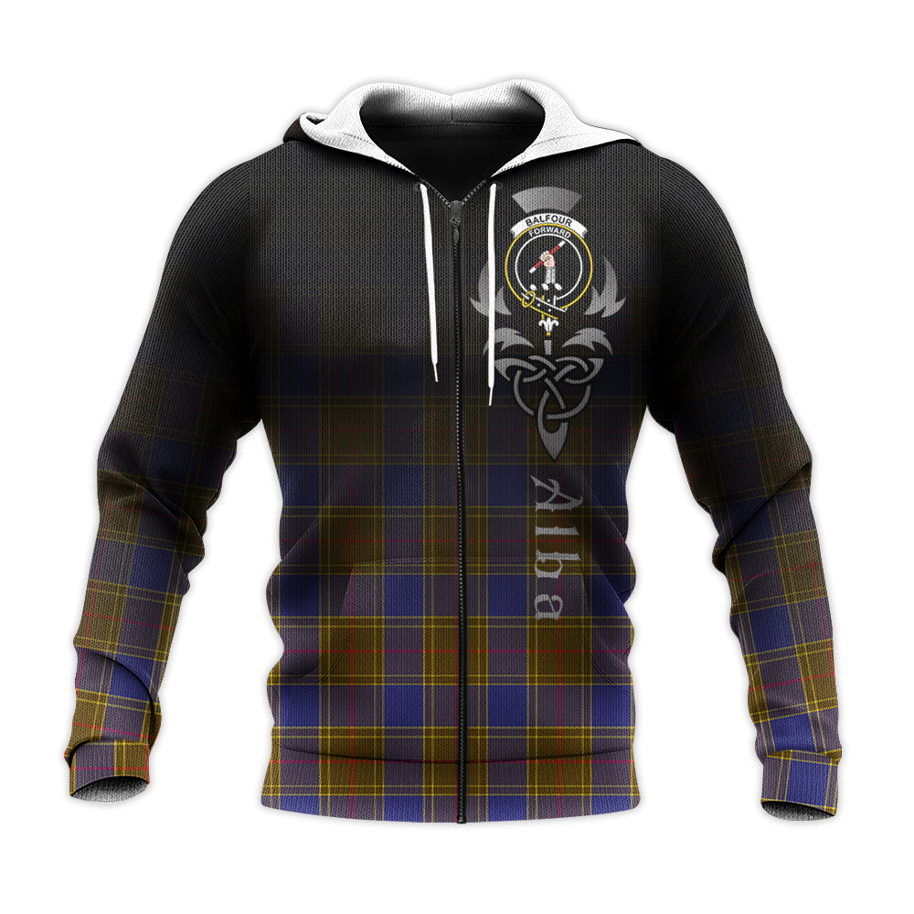 Balfour Modern Tartan Hoodie - Alba Celtic Style