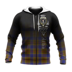 Balfour Modern Tartan Hoodie - Alba Celtic Style