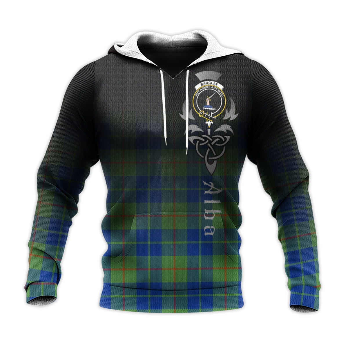 Barclay Hunting Ancient Tartan Hoodie - Alba Celtic Style