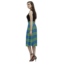 Barclay Hunting Ancient Tartan Aoede Crepe Skirt