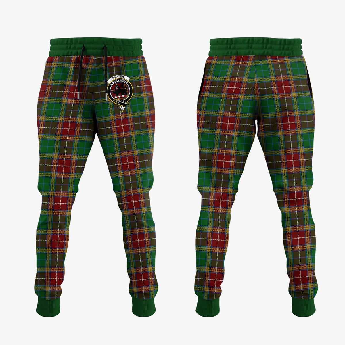 Baxter Tartan Crest Jogger Sweatpants