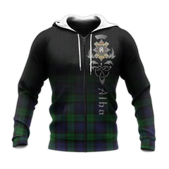 Black Watch Of Canada Tartan Hoodie - Alba Celtic Style