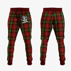 Blackstock Red Dress Tartan Crest Jogger Sweatpants