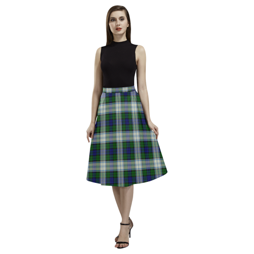 Blackwatch Dress Modern Tartan Aoede Crepe Skirt