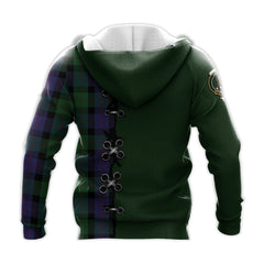 Blair Tartan Hoodie - Lion Rampant And Celtic Thistle Style