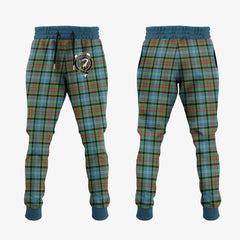 Brisbane Modern Tartan Crest Jogger Sweatpants