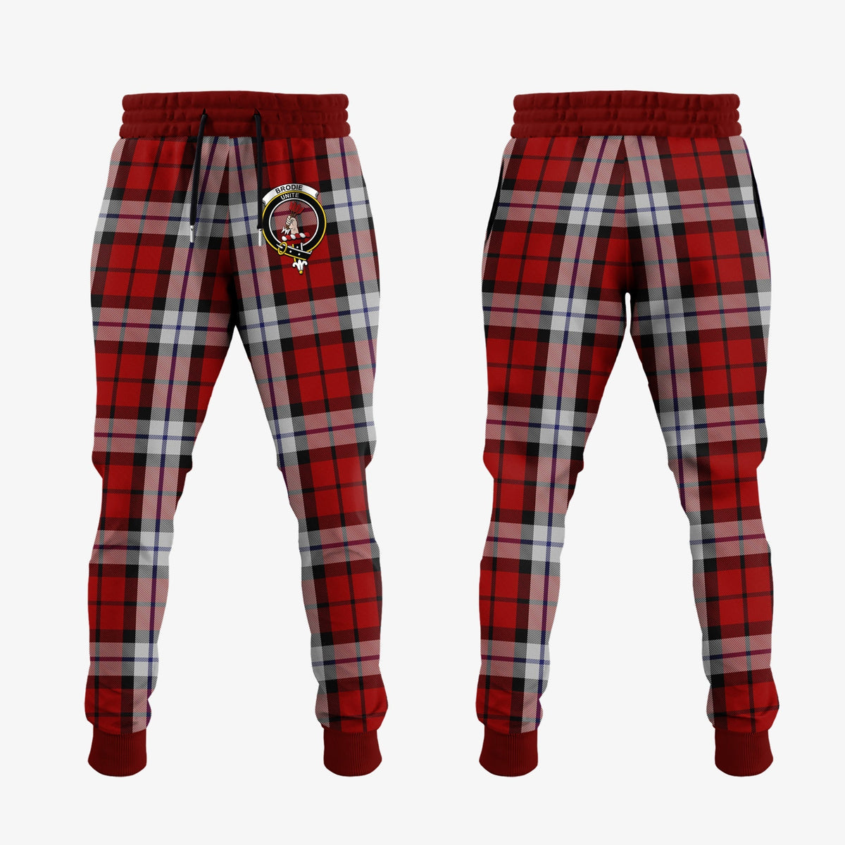 Brodie Dress Tartan Crest Jogger Sweatpants