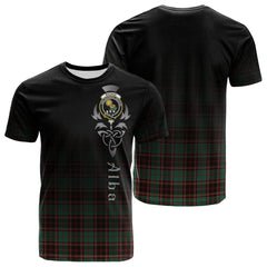 Buchan Ancient Tartan Crest T-shirt - Alba Celtic Style