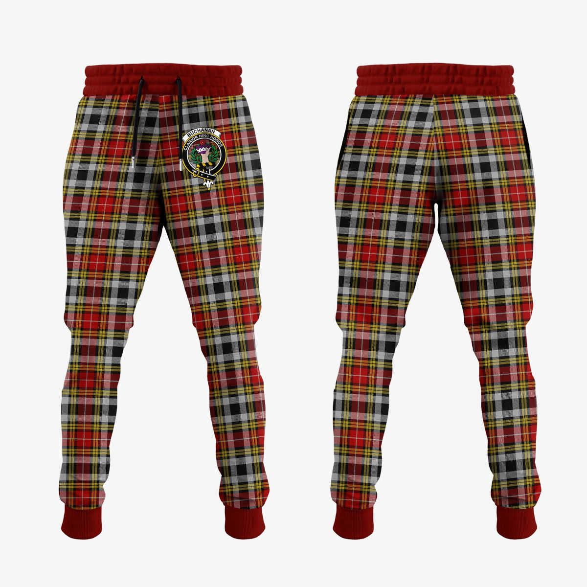 Buchanan Old Dress Tartan Crest Jogger Sweatpants