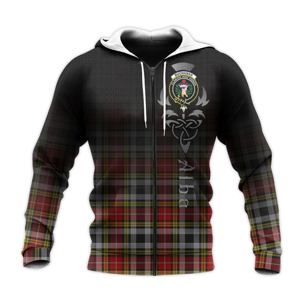 Buchanan Old Dress Tartan Hoodie - Alba Celtic Style