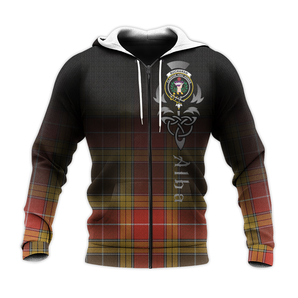 Buchanan Old Set Weathered Tartan Hoodie - Alba Celtic Style