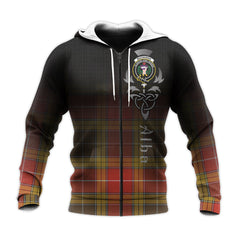 Buchanan Old Set Weathered Tartan Hoodie - Alba Celtic Style