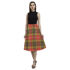 Buchanan Old Set Weathered Tartan Aoede Crepe Skirt