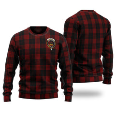 Cameron Black And Red Tartan Sweater