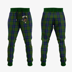 Cameron Of Lochiel Hunting Tartan Crest Jogger Sweatpants