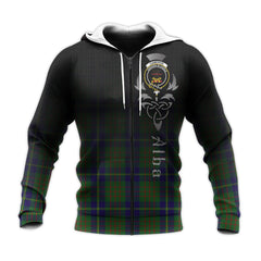 Cameron Of Lochiel Hunting Tartan Hoodie - Alba Celtic Style