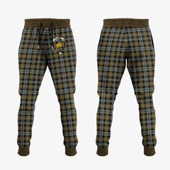 Campbell Argyll Weathered Tartan Crest Jogger Sweatpants