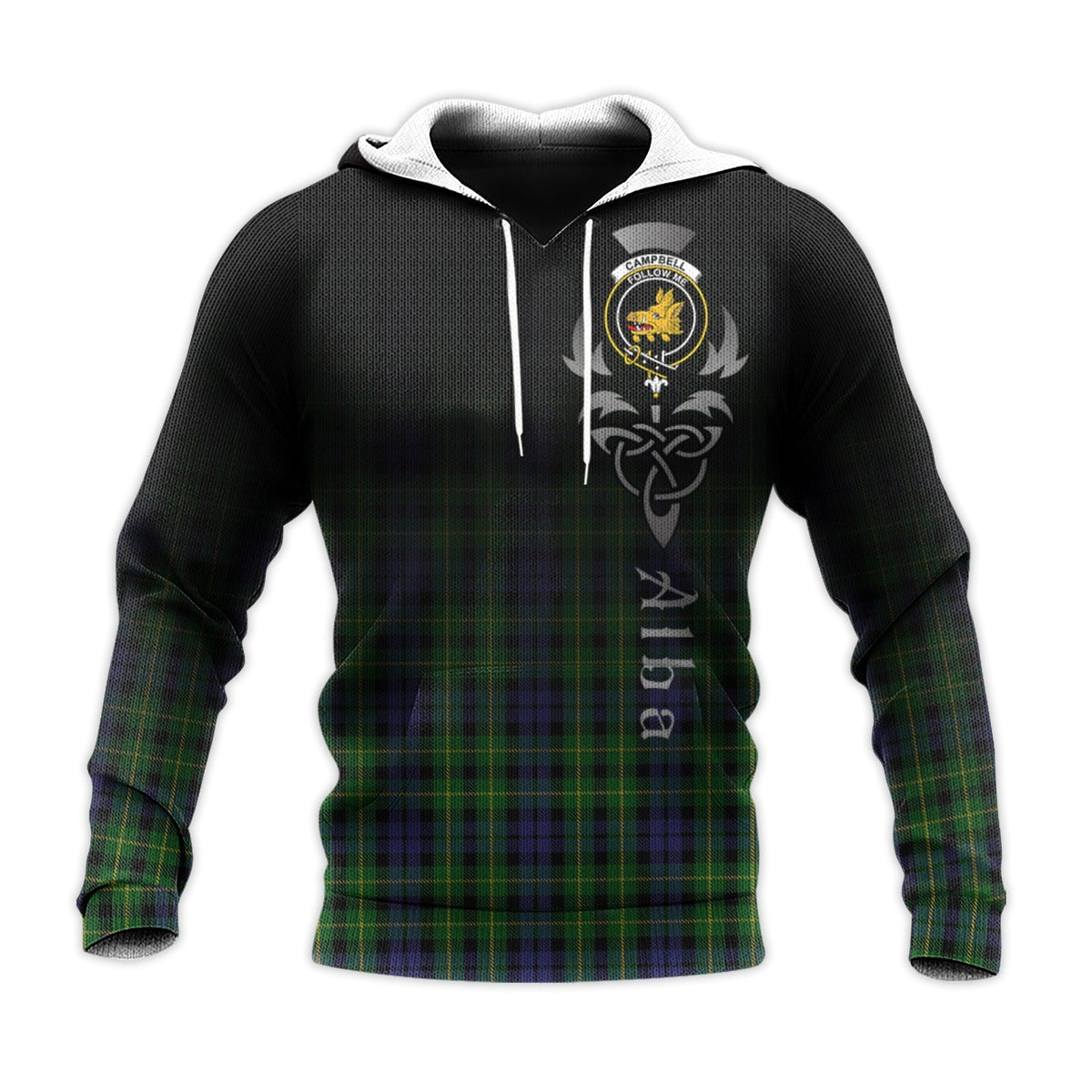 Campbell Of Breadalbane Tartan Hoodie - Alba Celtic Style