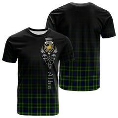 Campbell Of Breadalbane Modern Tartan Crest T-shirt - Alba Celtic Style