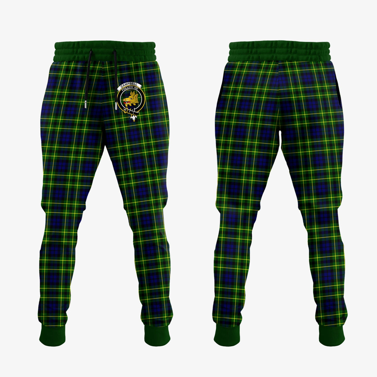 Campbell Of Breadalbane Modern Tartan Crest Jogger Sweatpants