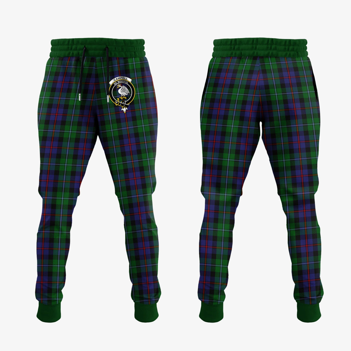 Campbell Of Cawdor Tartan Crest Jogger Sweatpants