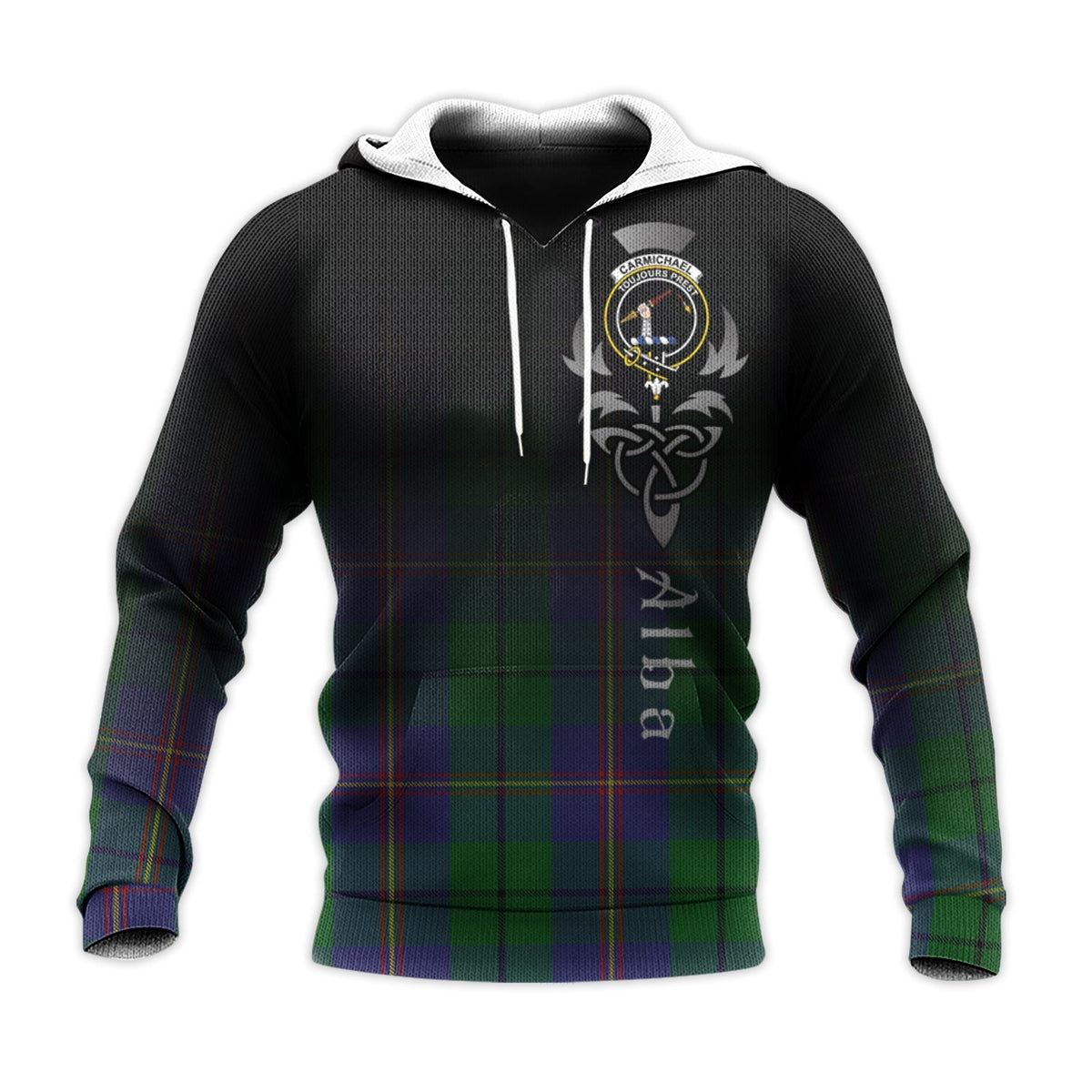 Carmichael Tartan Hoodie - Alba Celtic Style