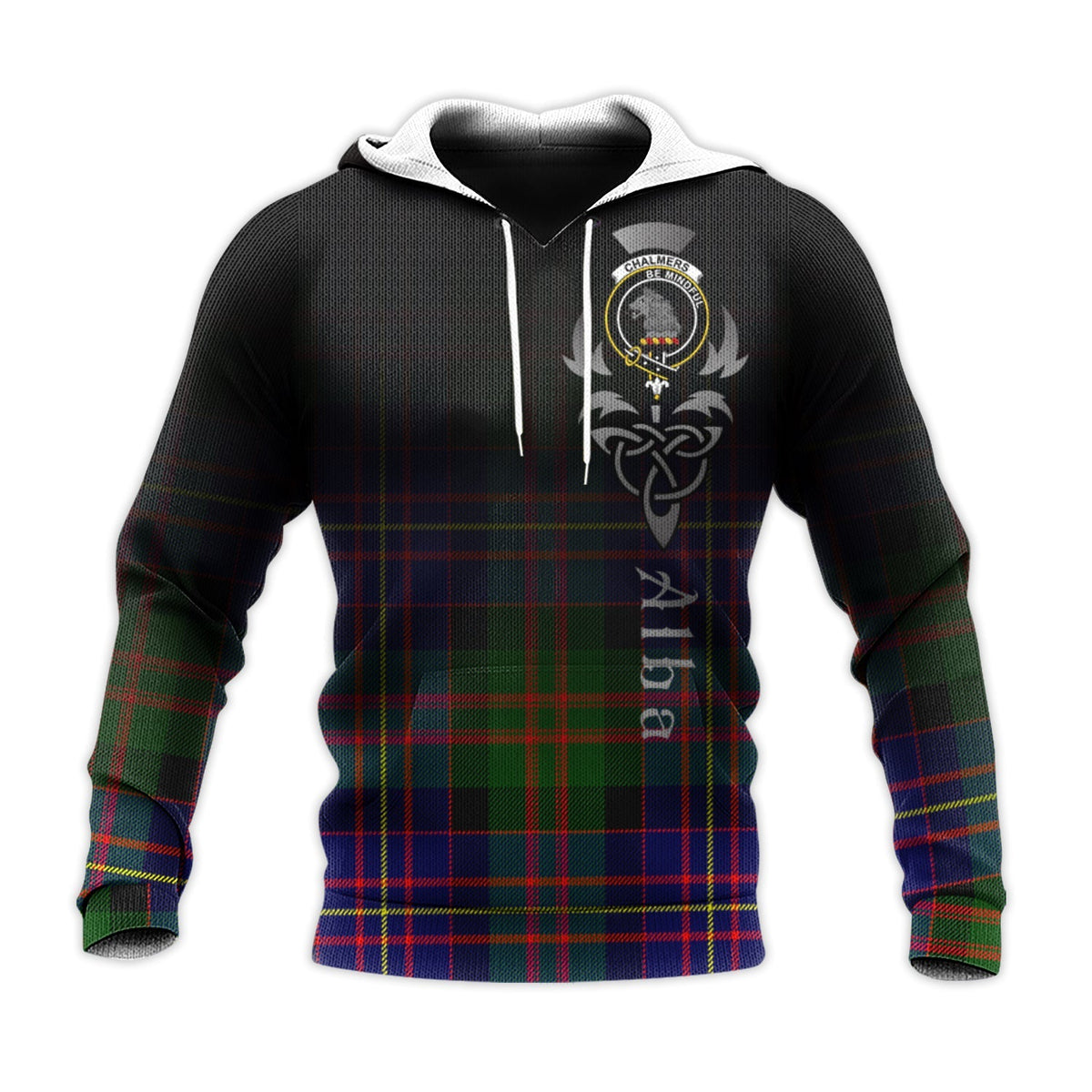 Chalmers Modern Tartan Hoodie - Alba Celtic Style