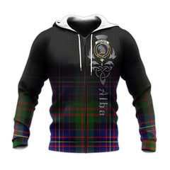 Chalmers Modern Tartan Hoodie - Alba Celtic Style