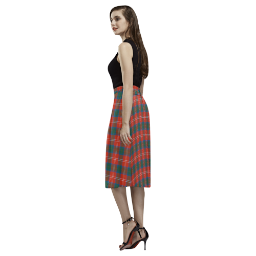 Chisholm Ancient Tartan Aoede Crepe Skirt