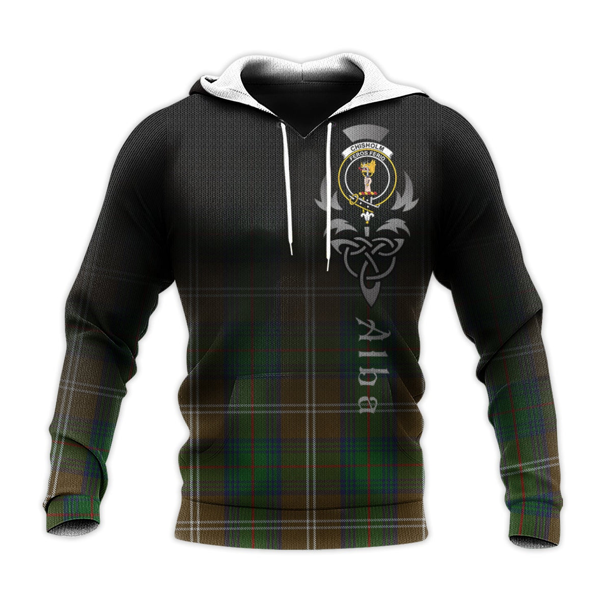 Chisholm Hunting Tartan Hoodie - Alba Celtic Style