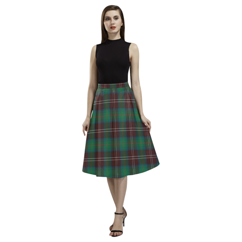 Chisholm Hunting Ancient Tartan Aoede Crepe Skirt