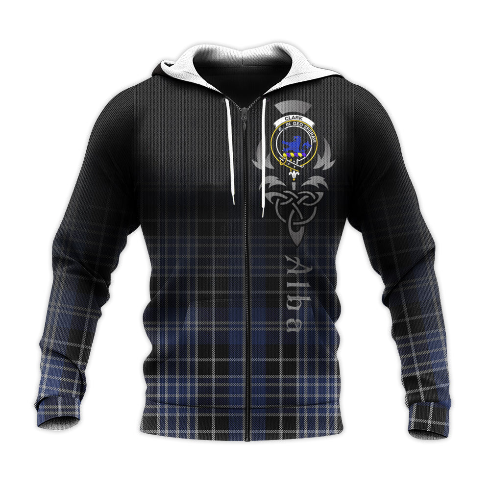 Clark (Lion) Tartan Hoodie - Alba Celtic Style