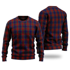 Clark (Lion) Red Tartan Sweater