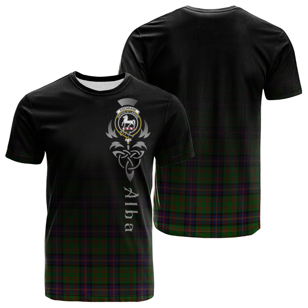 Cochrane Tartan Crest T-shirt - Alba Celtic Style