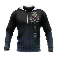 Cockburn Blue Tartan Hoodie - Alba Celtic Style