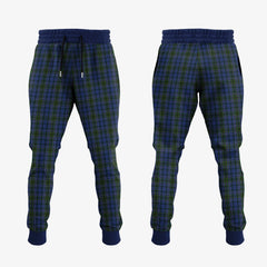 Cockburn Blue Tartan Crest Jogger Sweatpants