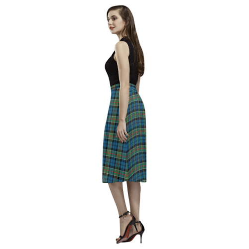 Colquhoun Ancient Tartan Aoede Crepe Skirt