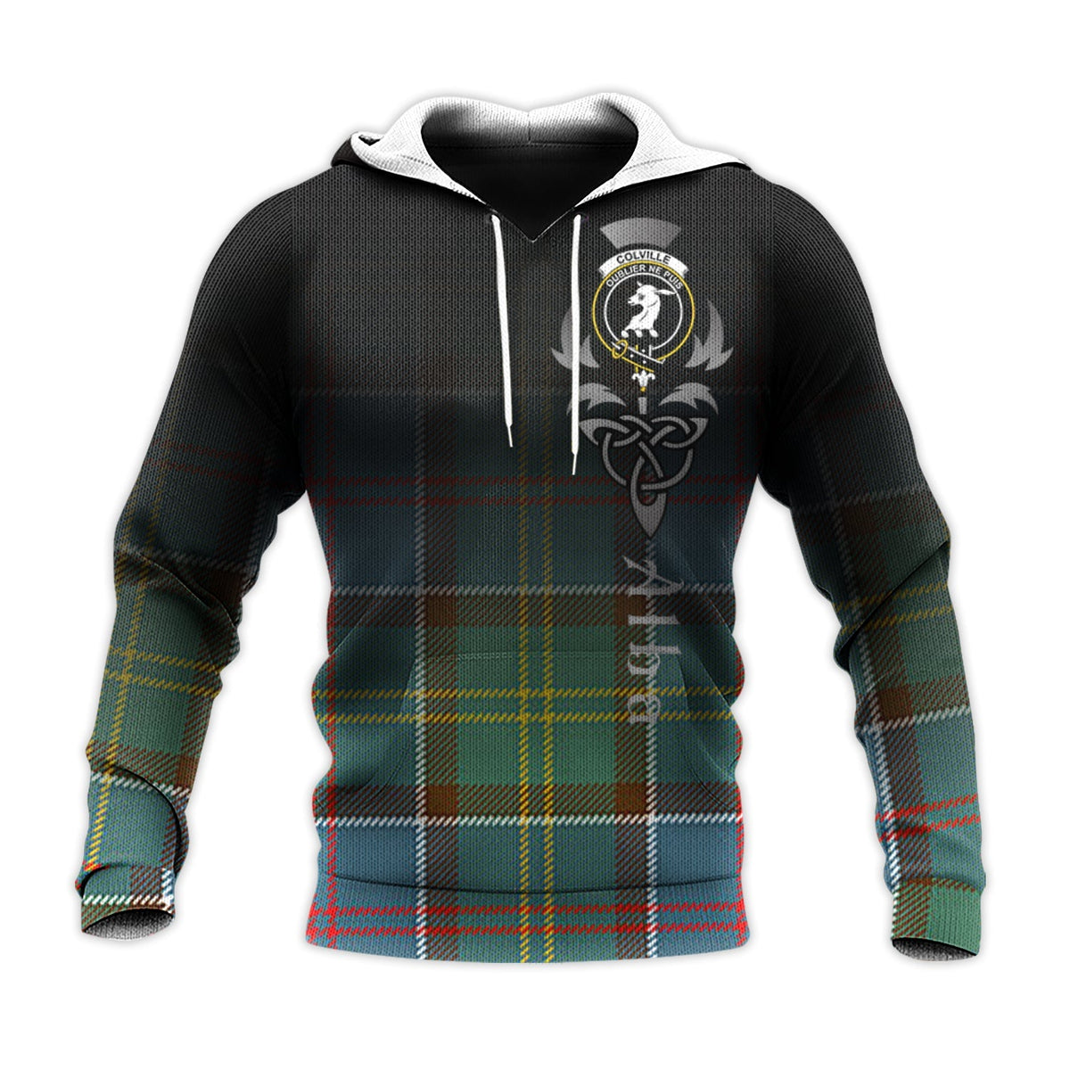 Colville Tartan Hoodie - Alba Celtic Style