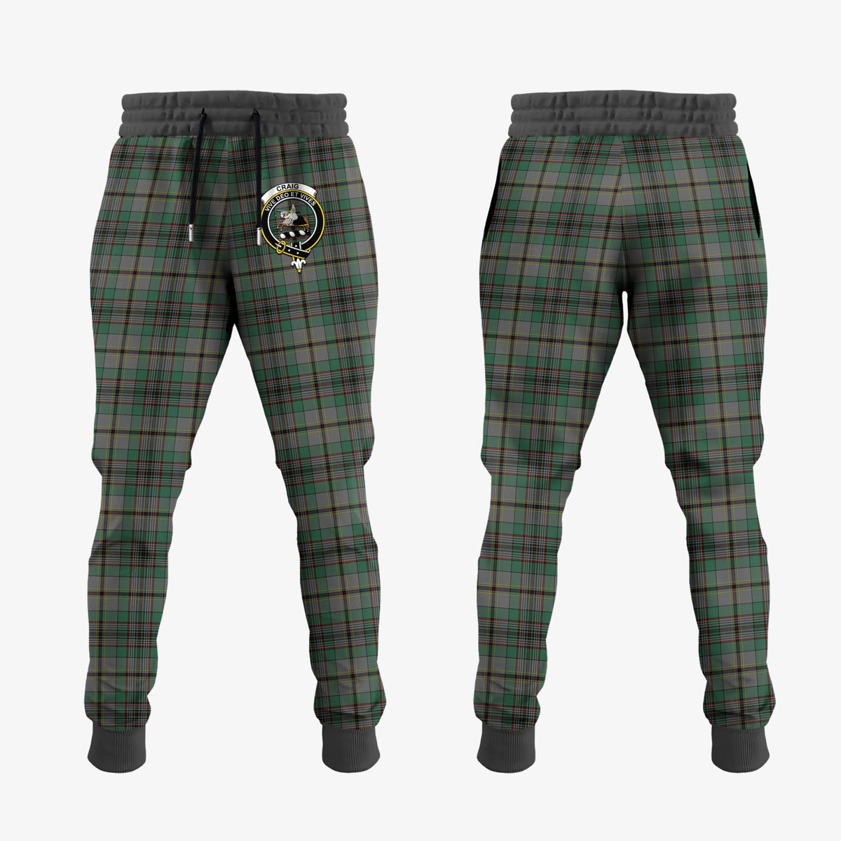 Craig Tartan Crest Jogger Sweatpants